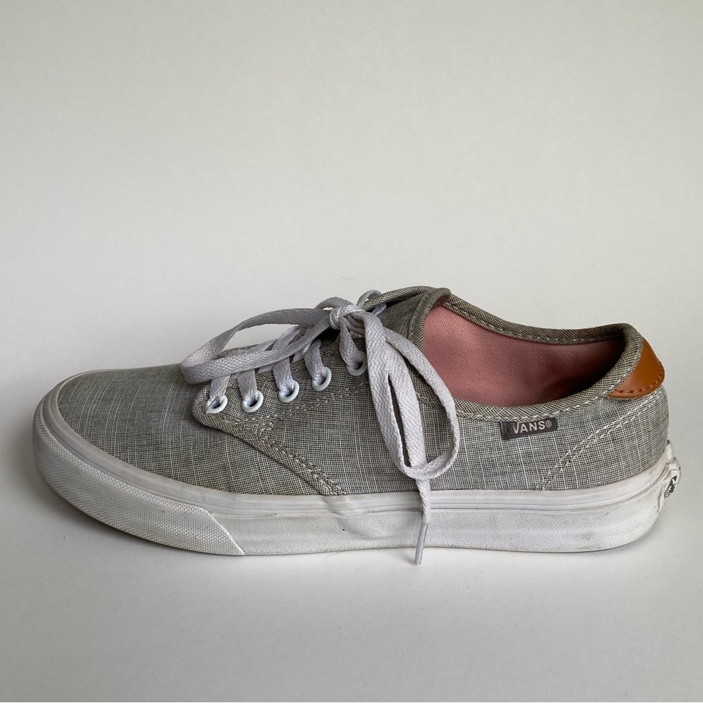 Vans Skate Shoes Camden Deluxe Gray Chambray Ultra Cush